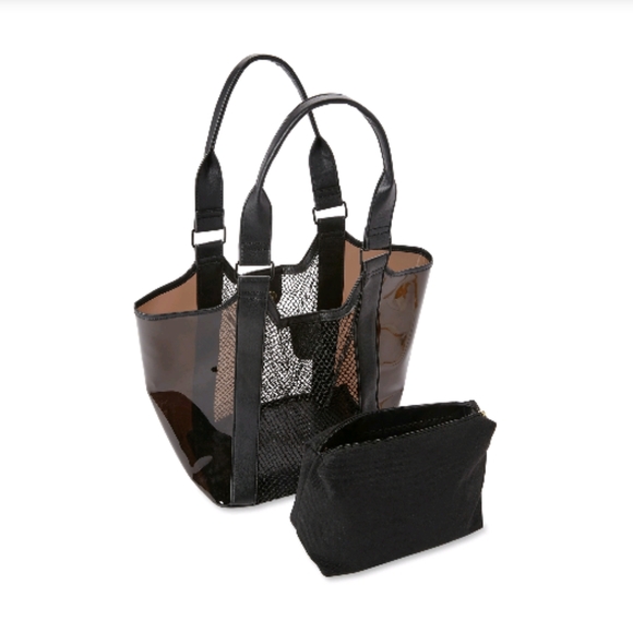 Mesh Vinyl Tote - Picture 2 of 6